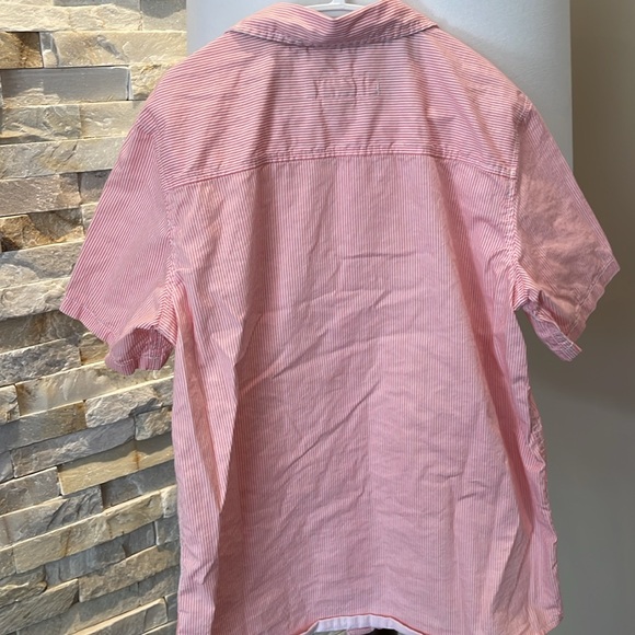 H&M Pale orange striped button down shirt - Picture 6 of 6